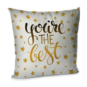 Подушка диванная с бархата You`re the best 45x45 см (45BP_18M002)