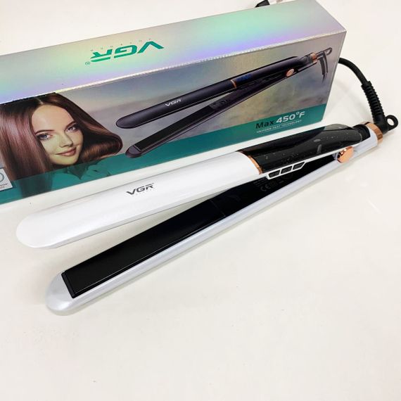 Гофре плойка утюжок для волос VGR, Выпрямитель для гладкости волос Плойка гофре XP-65 | Зображення 5