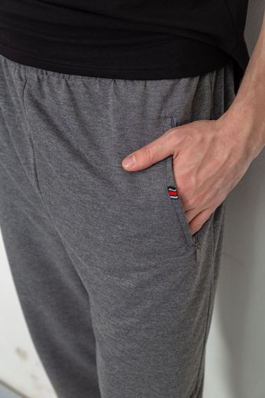 Спорт чоловічі штани 244R41153, колір сірий, 244R4770 | Зображення 4