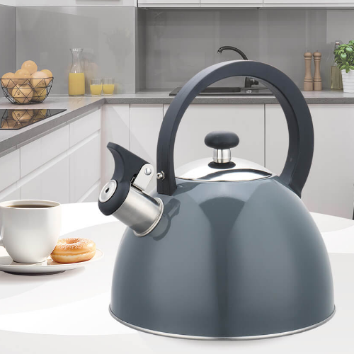 Чайник 2,5л металевий MR-1302-GREY Basic Maestro | Зображення 1