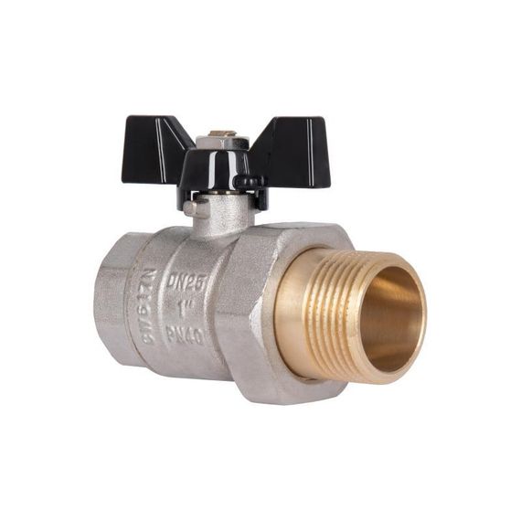 Кран кульовий "Американка" Thermo Alliance Base прямий 1" ВН SD221W25 | Зображення 2