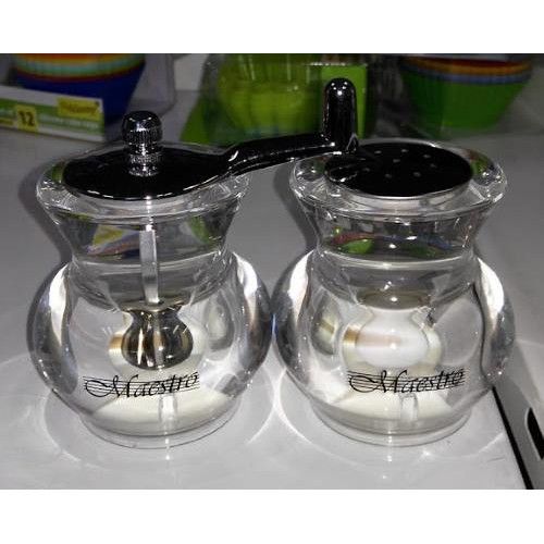 Набор для специй Maestro MR-1620 акриловая мельница для перца и солонка | Зображення 2