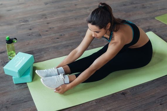 Блок для йоги 2 шт. (пара) Паверплей 4006 Yoga Brick EVA Мятні | Зображення 2