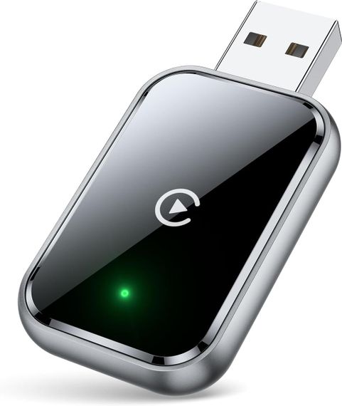 Бездротовий адаптер CarPlay AIZEO для iPhone iOS 10+, перехід з дротового на бездротовий, компактний карплей