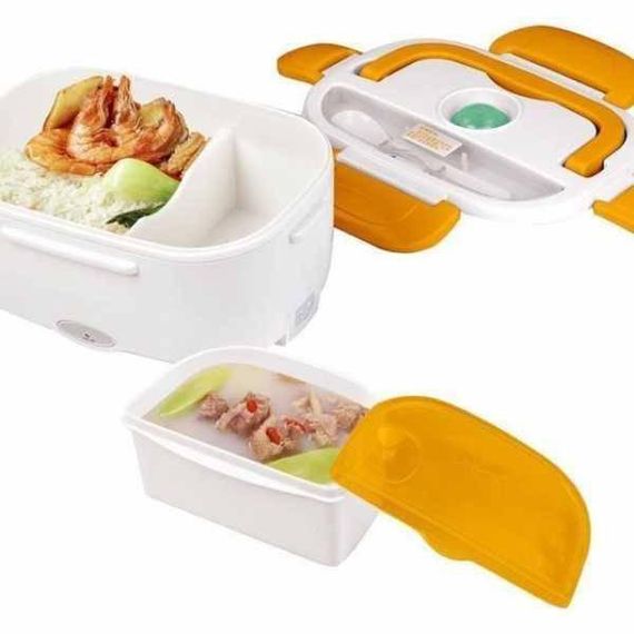 Ланч бокс універсальний з підігрівом 220В/12В Помаранчевий