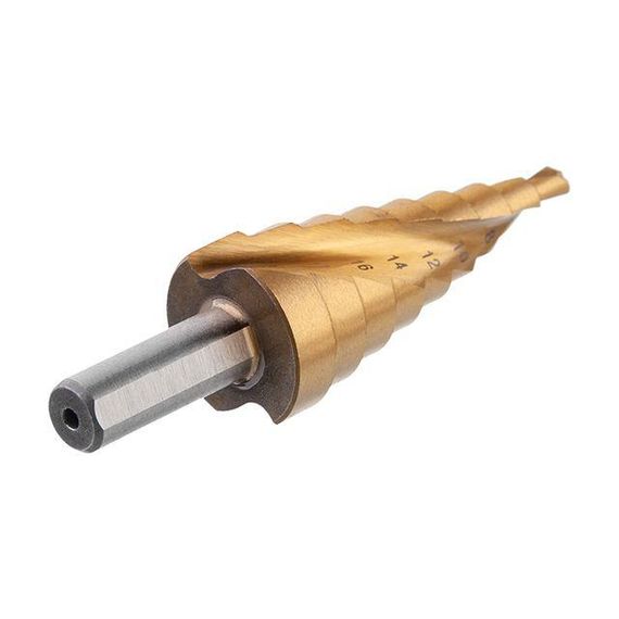 Свердло ступінчасте по металу спіральне 4-20 мм INTERTOOL SD-5834 | Зображення 2