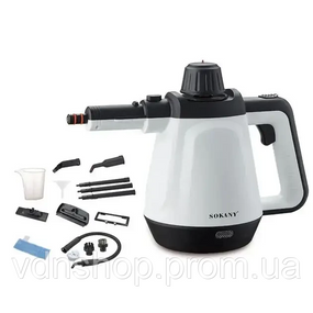 Пароочисник ручний Sokany 1200 Вт з насадками, відпарювач для кухні, меблів та ванної, парове чищення