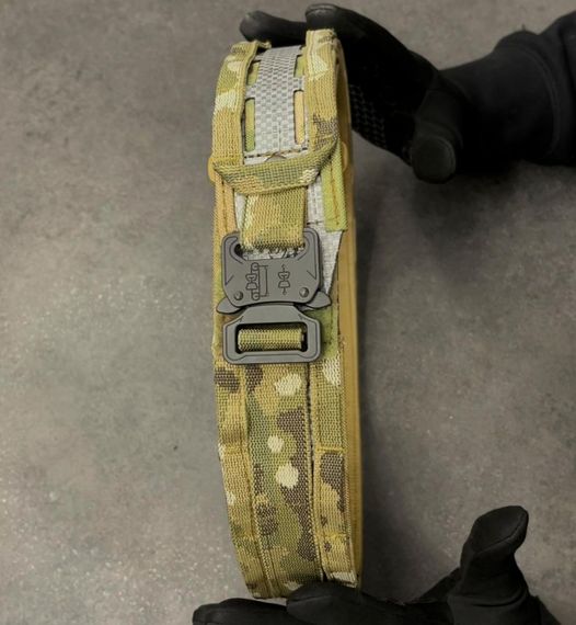 Військово-тактичний ремінь композитний пластик Range Belt D-Ring Cobra Buckle мультикам | Зображення 2