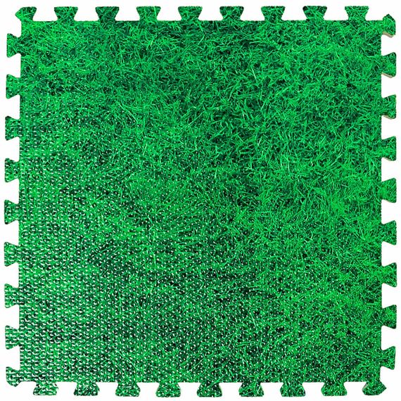 Підлога пазл - модульне підлогове покриття 600x600x10мм зелена трава (МР4) SW-00000153 | Зображення 6