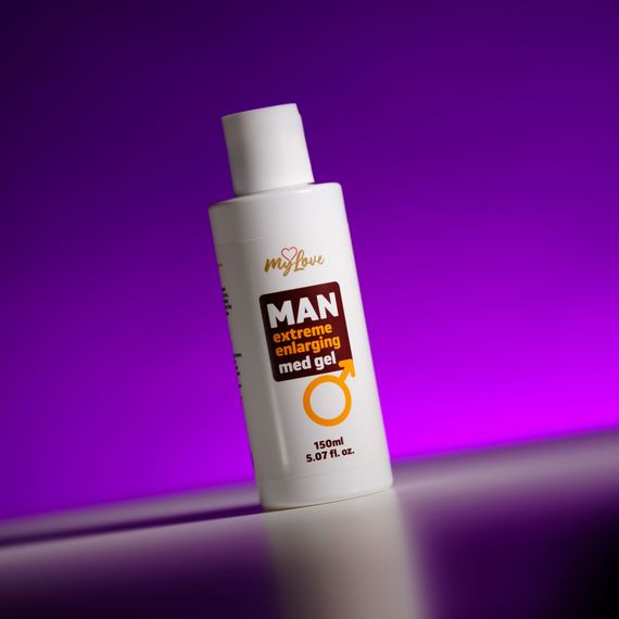Збільшуючий гель-лубрикант для чоловіків - MyLove Man Extreme Enlarging Med Gel, 150 мл | Зображення 3