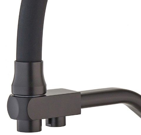 Змішувач для кухні Mixxus із чорним силіконовим виливом FUL-021 (MI6021) | Зображення 3