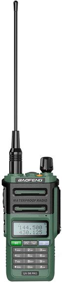 Радіостанція Baofeng UV-9R Pro. Green Портативна радіостанція Рація портативна Портативна радіостанція рація