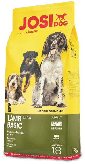 Josera JosiDog LAMB BASIC. Йозера йозідог ламб базік для собак з нормальною активністю 15 кг