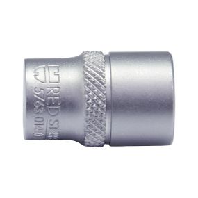 Головка торцева коротка 1/4IN, 12-гр., SW13, RED STRIPE