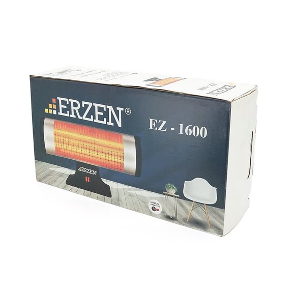 Інфрачервоний обігрівач ERZEN EZ-1600, 1600Вт, 2 режими 800/1600Вт, 480x260x150mm, Box | Зображення 2