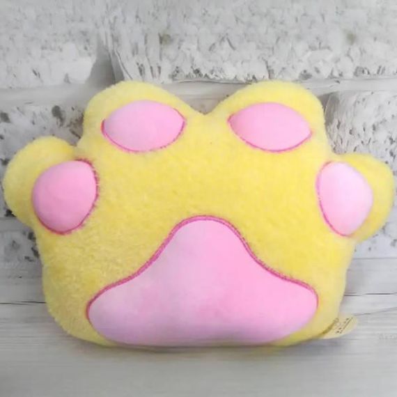 Плед-подушка Котолапка 3в1 46см плед 100*150см 29771 Жовта