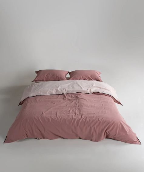 Постельное белье Limasso Stonewashed Essualte 200 х 220 см Pristine - Old Rose | Зображення 1