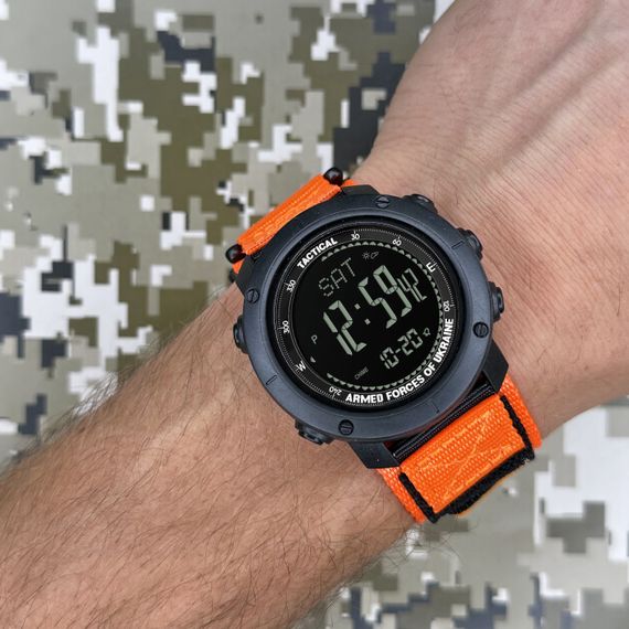 Чоловічий годинник Awarder 036 Nylon Black-Orange | Зображення 1