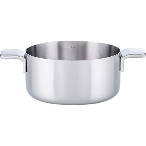 Кастрюля с крышкой MasterРro by alessi BGMP-2215 20 см 2.9 л серая | Зображення 1