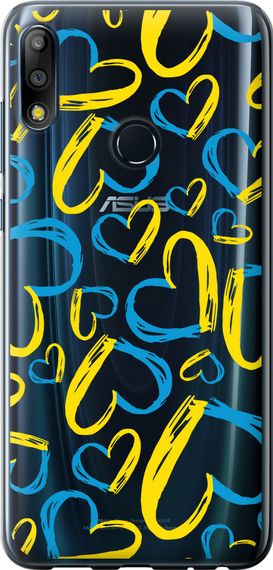 Чехол на Asus Zenfone Max Pro M2 ZB631KL Сердца UA "5292u-1641-17620"