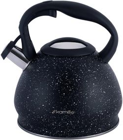 Чайник Kamille Whistling Kettle Marble 2.7л з нержавіючої сталі зі свистком