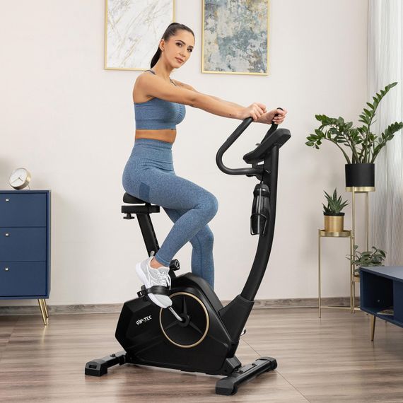 Велотренажер Gymtek XB4000 iConsole+ електромагнітний золотий | Зображення 6