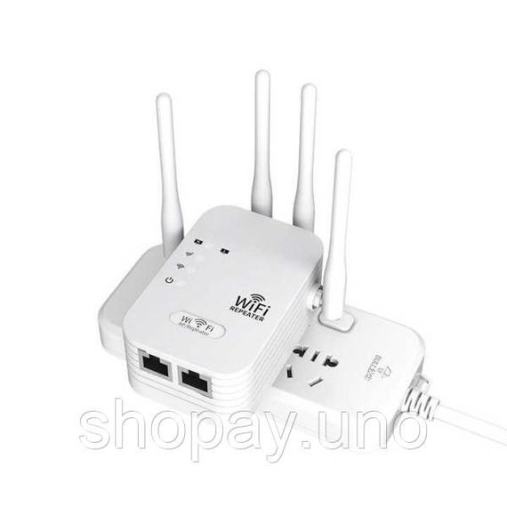 Репитер усилитель сигнала ретранслятор Wi-Fi роутер 300Мбит ∙ Wi-Fi ретранслятор 2.4G с 6 антеннами | Зображення 4