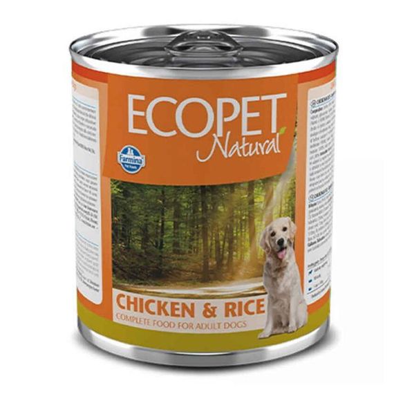 Farmina Ecopet Natural Dog Chicken&Rice Консерва з куркою та рисом для дорослих собак усіх порід 300 г