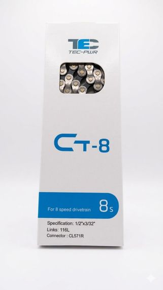 Ланцюг велосипедний TEC 7/8 швидкостей: для MTB 116L GRA210024 0305