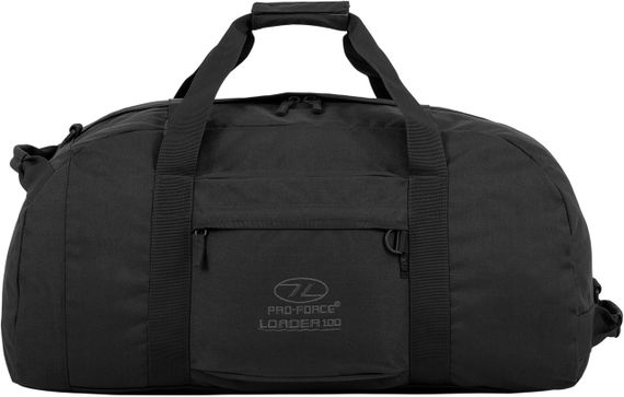Сумка дорожня Highlander Loader 100 Holdall Black Дорожня сумка для тривалих поїздок Якісна та містка | Зображення 2
