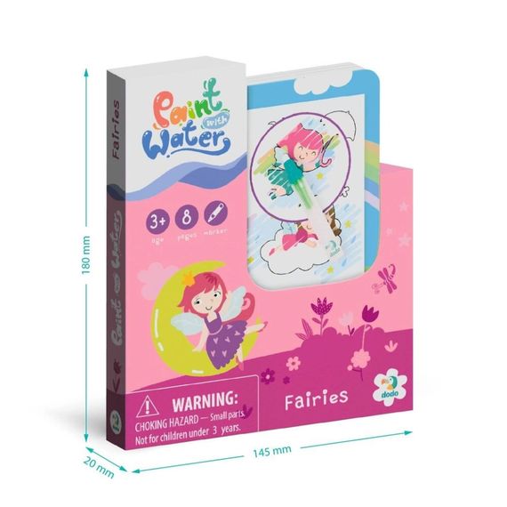 Набір водних розмальовок "Феї" 300312 з маркером для води | Зображення 5