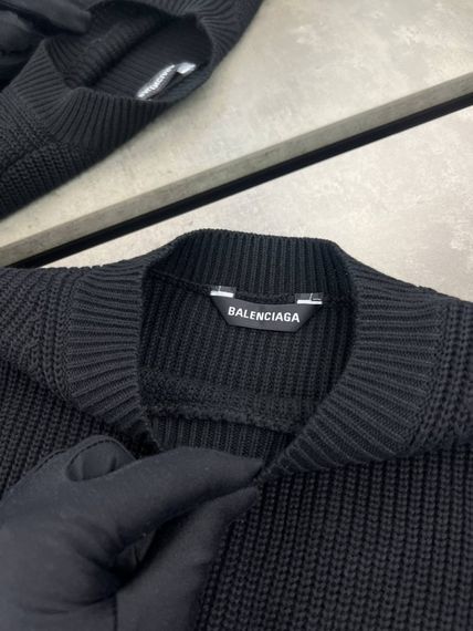 Светр Balenciaga чорний sg290 | Зображення 3