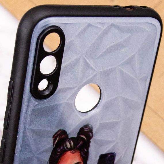 TPU+PC чохол Prisma Ladies для Xiaomi Redmi Note 7 / Note 7 Pro / Note 7s Black in White | Зображення 3