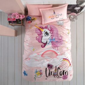 Детское постельное белье Сlasy Ranforce 160х220 Pink Dreams