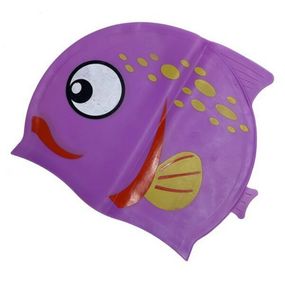Шапочка для плавания детская Fish NE-SW-390-V, фиолетовая
