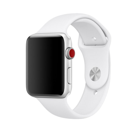 Спортивний ремінець кольору «м'який білий» для Apple Watch 38/40 мм