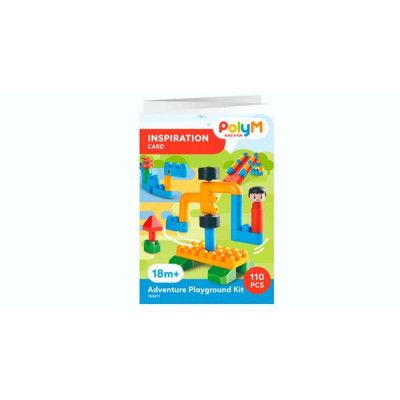 Конструктор PolyM Игровая площадка 110 деталей (760011) | Зображення 1