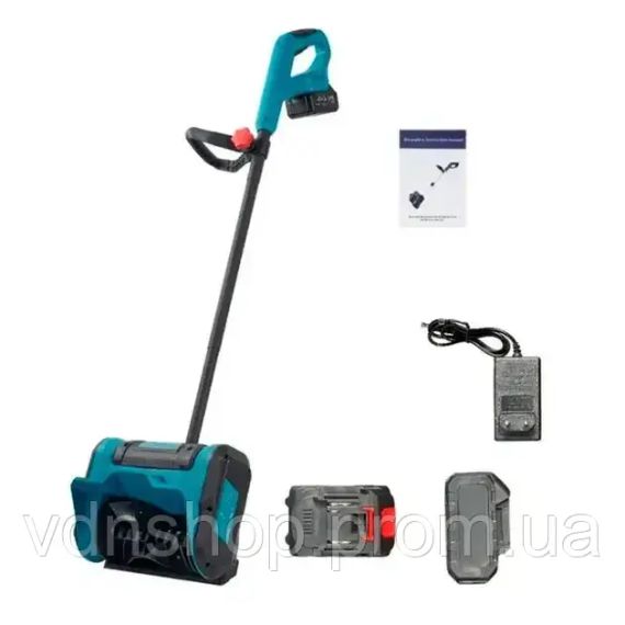 Снегоуборщик аккумуляторный на 2 АКБ складной Krafftec 36V 6Ah