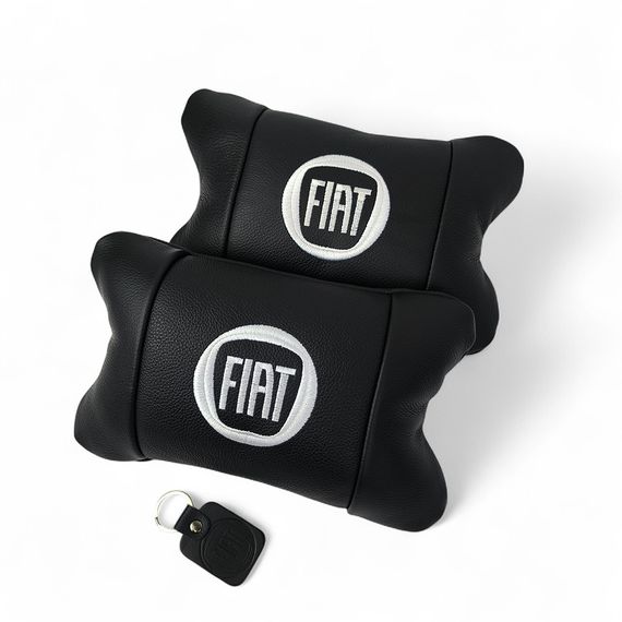 Подушка подголовник в подарок Fiat Фіат, Подушка под голову для поездок, Подушка для TP-429 поддержания головы | Зображення 3