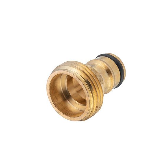 Адаптер латунний на конектор 1/2" з зовнішньою різьбою 3/4" STORM INTERTOOL GE-1202 | Зображення 1