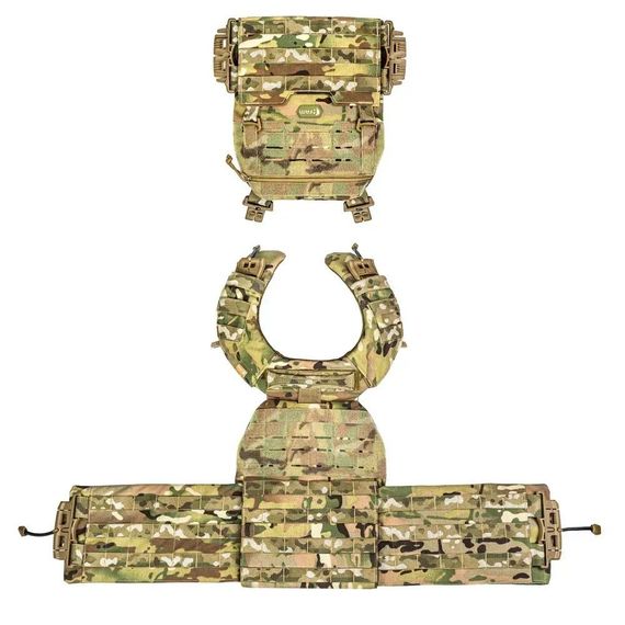 Плитоноска М7 PRO GEN 15x30 + 7 підсумків Мультикам | Зображення 9