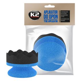 Губка-аппликатор K2 Tyre Аpplicator для полировки шин D 8 см (K720)