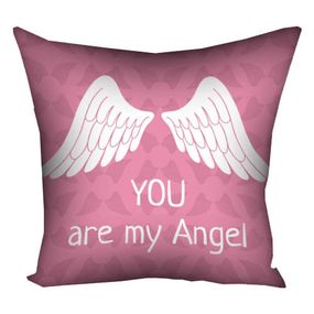 Подушка з принтом габардинова You are my angel 50x50 (5P_14M087)