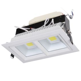 Светильник потолочный LED врезной  LED-233/2x20W CW