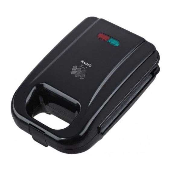 Гриль електричний притискний Magio MG-363, Мультипекар вафельниця, Вафельниця бутербродниця 3 TZ-174 в 1