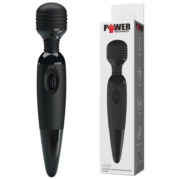 Вібромасажер - Power Wand Massager Black Sex Aura