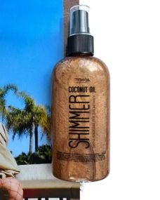 Кокосова олія для засмаги з шимером