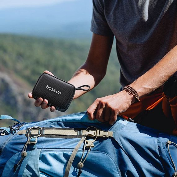 Bluetooth Колонка Baseus OS AeQur 30 Mini (A20077900123-00) Cosmic Black | Зображення 4