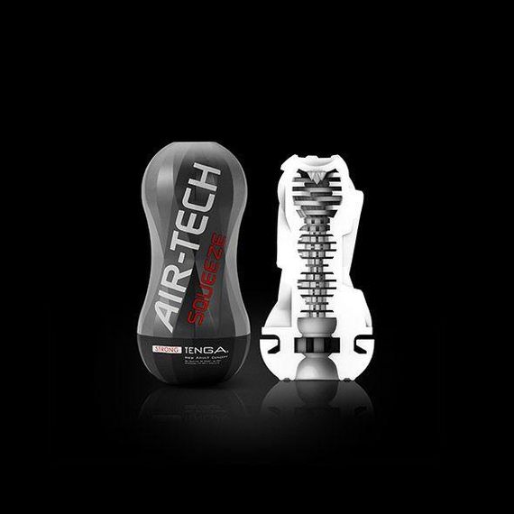 Мастурбатор Tenga Air-Tech Squeeze Strong, стискальний корпус, більш щільний вхід Sex Aura | Зображення 1