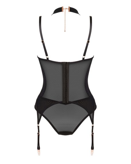 Корсет Obsessive Brasica corset Чорний XS/S | Зображення 6